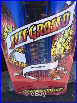 Jeff Grosso Reissue Grosso Demon SkateBoard Santa Cruz Old School New 80s Era