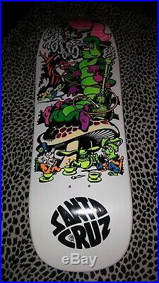 Jeff Grosso Skateboard Deck Santa Cruz Ap/100 Cease & Desist Alice In Wonderland