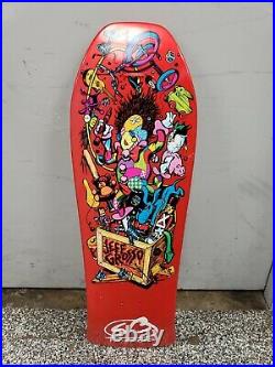 Jeff Grosso Toy Box Santa Cruz Pro Shop Red Metallic Reissue Skateboard Deck