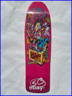 Jeff Grosso Toybox Santa Cruz Special Edition Pink Skateboard Deck NEW SEALED