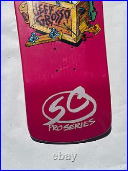 Jeff Grosso Toybox Santa Cruz Special Edition Pink Skateboard Deck NEW SEALED