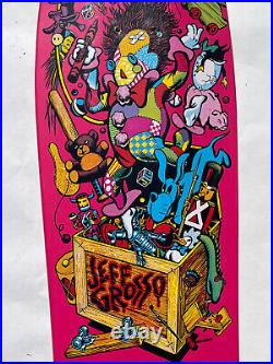 Jeff Grosso Toybox Santa Cruz Special Edition Pink Skateboard Deck NEW SEALED