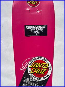 Jeff Grosso Toybox Santa Cruz Special Edition Pink Skateboard Deck NEW SEALED