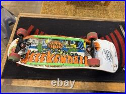 Jeff Kendall Reissue Skateboard Santa Cruz White Pumpkin By Jeff Phillips