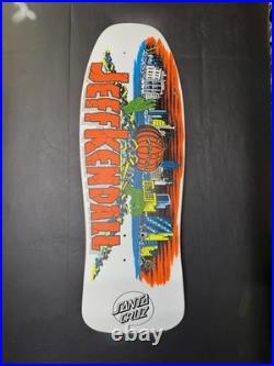 Jeff Kendall Reissue Skateboard Santa Cruz White Pumpkin By Jeff Phillips