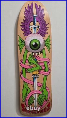 Jim Phillips Santa Cruz Skateboard Deck Eye Wings Sword Grind Street Skate