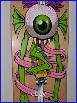 Jim Phillips Santa Cruz Skateboard Deck Eye Wings Sword Grind Street Skate