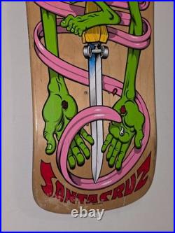 Jim Phillips Santa Cruz Skateboard Deck Eye Wings Sword Grind Street Skate