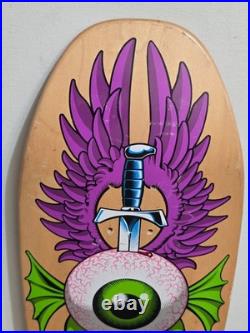 Jim Phillips Santa Cruz Skateboard Deck Eye Wings Sword Grind Street Skate