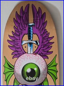 Jim Phillips Santa Cruz Skateboard Deck Eye Wings Sword Grind Street Skate