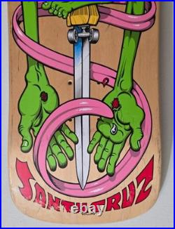 Jim Phillips Santa Cruz Skateboard Deck Eye Wings Sword Grind Street Skate
