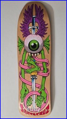 Jim Phillips Santa Cruz Skateboard Deck Eye Wings Sword Grind Street Skate