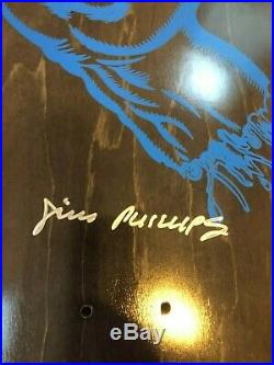 Jim Phillips Santa Cruz Skateboard Deck Signed Edition Of 100 Hand Screen Print