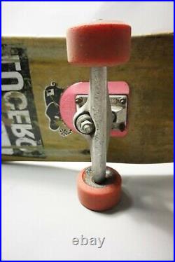 John Lucero Rare Vintage Santa Cruz Skateboard Bullet wheels Independent trucks