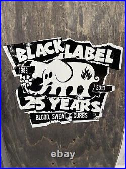 John lucero skateboard deck black label, sims, vision, santa cruz