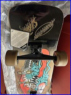 Keith Meek Slasher Santa Cruz Complete Skateboard Deck Rare Natty Black Fade