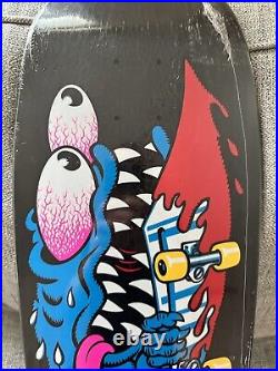 Keith Meek Slasher Santa Cruz Skateboard Deck Rare Sealed Black Blue Reissue