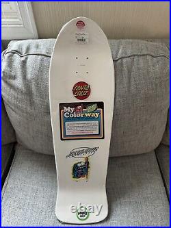 Keith Meek Slasher Santa Cruz Skateboard Deck Rare Sealed White My Colorway