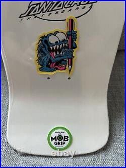 Keith Meek Slasher Santa Cruz Skateboard Deck Rare Sealed White My Colorway