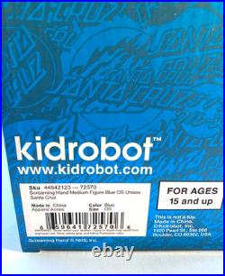 Kidrobot Santa Cruz Skateboards 30th Ann. Screaming Hand 9 Vinyl Art NIB RARE