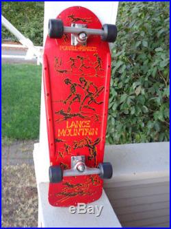 LANCE MOUNTAIN Powell Peralta Vintage Skateboard Deck Sims Vision Santa Cruz