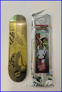 Limited Edition Gold Charizard Skateboard Deck Santa Cruz X Pokémon Collab 1of50