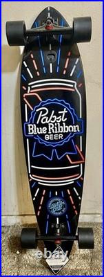 Limited Edition Pabst Blue Ribbon Santa Cruz Longboard Skateboard