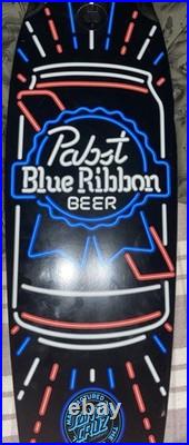 Limited Edition Pabst Blue Ribbon Santa Cruz Longboard Skateboard