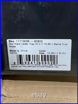 Limited Edition Santa Cruz Star Wars Darth Vader Collectible Skateboard Deck