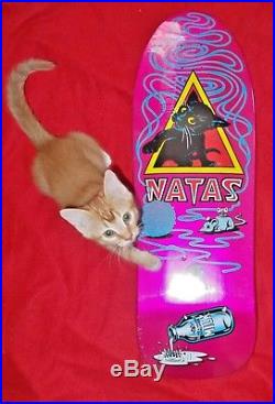 Lot 3 Santa Cruz SMA Skateboards Metallic Panther Evil Cat Kitten Natas Kaupas