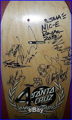 Ltd Santa Cruz 40th Anniversary Skateboard Signed Kendall Hosoi KNOX Rare NOS