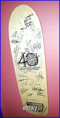 Ltd Santa Cruz 40th Anniversary Skateboard Signed Kendall Hosoi KNOX Rare NOS