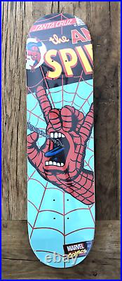 MARVEL COMICS SPIDER-MAN, SANTA CRUZ Skate Board Deck, Limited