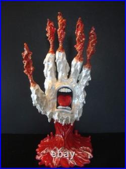 MELTED HAND Custom Kidrobot Santa Cruz Skateboards Screaming Hand Figure MELTED HAND Custom Kidrobot Santa Cruz Skateboards Screaming Hand Figure