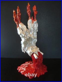 MELTED HAND Custom Kidrobot Santa Cruz Skateboards Screaming Hand Figure