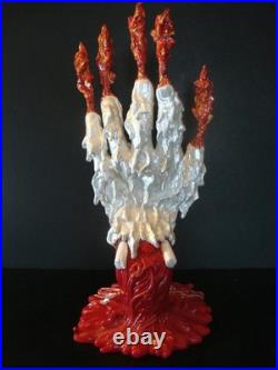 MELTED HAND Custom Kidrobot Santa Cruz Skateboards Screaming Hand Figure
