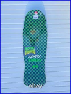 MINTY Santa Cruz / Creature Winkowski Dope Planet Saints Sinners Skateboard Deck