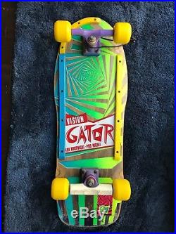Mark Gator Vintage Vision Skateboard Powell Peralta Sims Santa Cruz nos