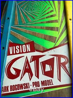 Mark Gator Vintage Vision Skateboard Powell Peralta Sims Santa Cruz nos