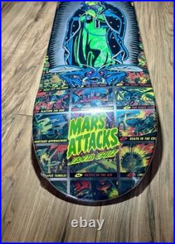 Mars Attacks Santa Cruz Divine Heritage 2018 Jason Jessee Silver Foil RARE NIS