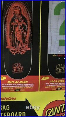 Mars Attacks Santa Cruz Skateboard Deck LTD 50 Super Custom Artist Beast 1/1