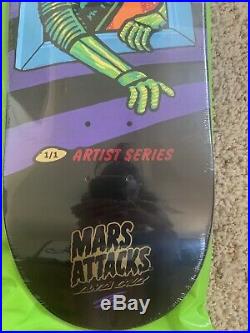 Mars Attacks Santa Cruz Skateboard Deck Rarity Level Your Brain Explodes 1/1