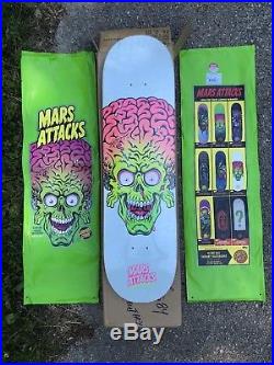 Mars attacks Santa Cruz skateboard deck Glowing fear glow in the dark #6 GITD