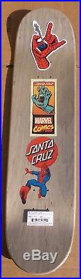 Marvel X Santa Cruz Amazing Spiderman Screaming Hand Ltd Skateboard Deck Rare
