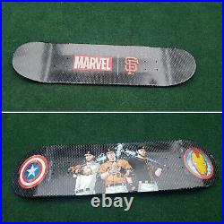 Marvel x San Francisco Giants Skateboard Deck By Santa Cruz VIP LIMITED EDITION