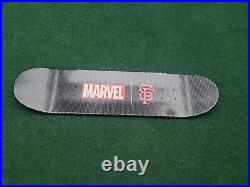 Marvel x San Francisco Giants Skateboard Deck By Santa Cruz VIP LIMITED EDITION