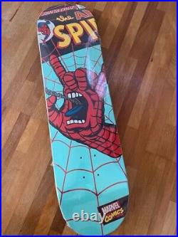 Marvel x Santa Cruz Screaming Hand Spiderman Skateboard Deck 8