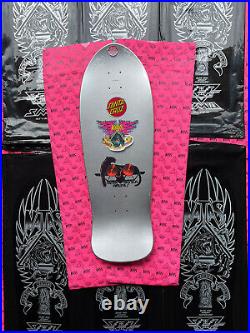 Mint Santa Cruz SMA Natas Prismatic Foil Teal Panther Blind Bag Skateboard Deck