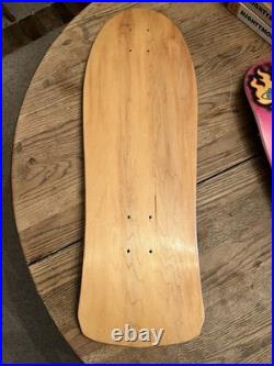 N. O. S. Orig 1988 Santa Cruz SALBA TIGER Old School Skateboard, Blank Template