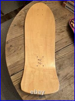 N. O. S. Orig 1988 Santa Cruz SALBA TIGER Old School Skateboard, Blank Template